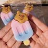 Табас Сквиши Капибара Мороженое Сжимающая Игрушка Поддельное Мороженое Сквиши Игрушка Высококачественное Эскимо Игрушка для Снятия Стресса Противотревожная