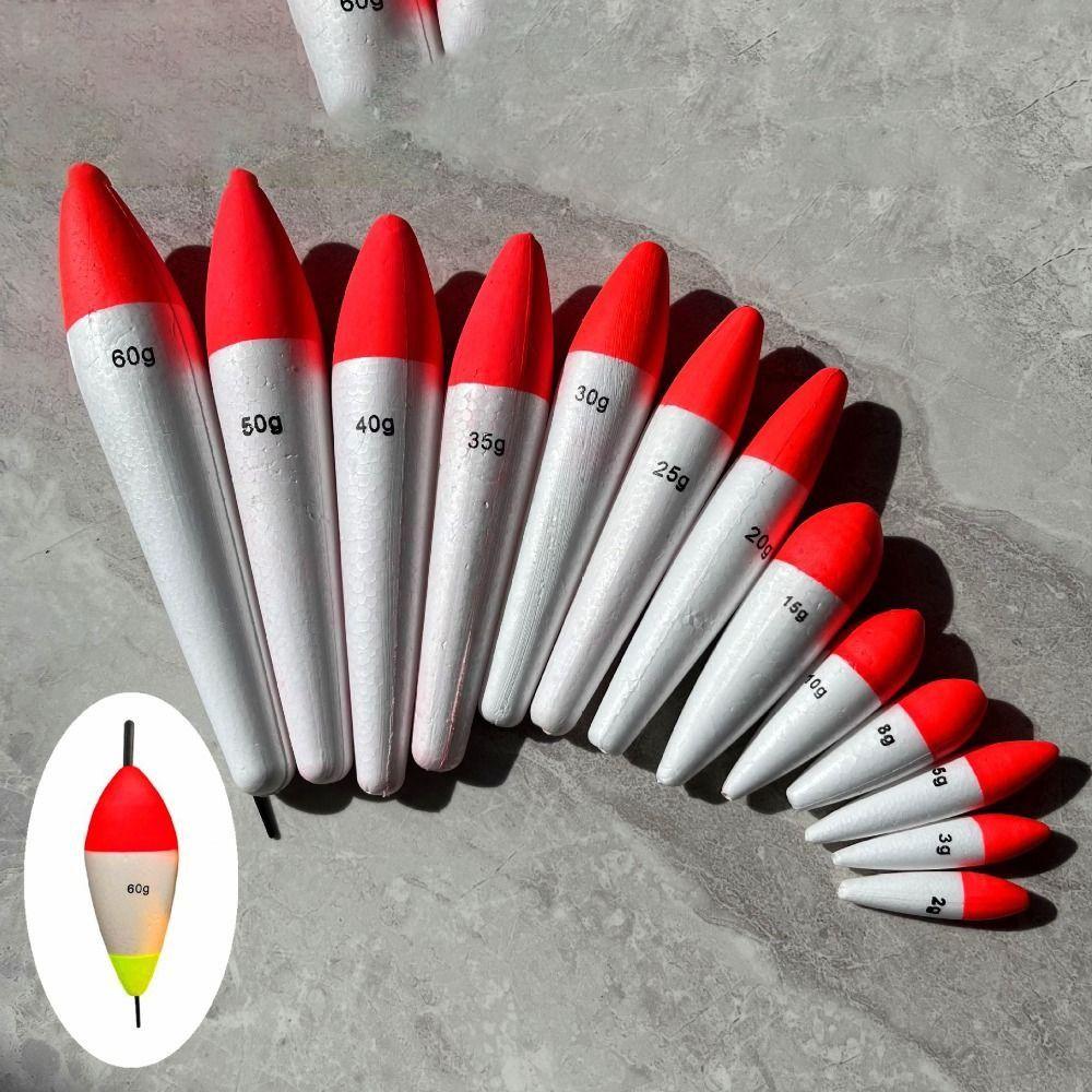 5pcs Float Foam Fishing Float Hard Foam Fishing Bobber Floating Buoy Saltwater