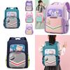 Fun And Breathable Kids School Backpack For Boys And Girls With Unique Color Block Patterns