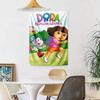 Dora Explorer Wall Decor Tapestry Art For Pet Memorial Birthdaywedding Party Backdrop Family Gift