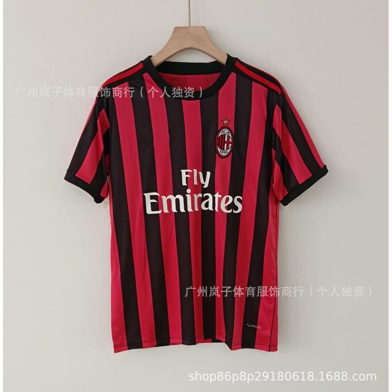 Vintage La Liga Santos, jersey Barcelona No. 10 Paris Portugal Inter Milan AC Brazil football jersey