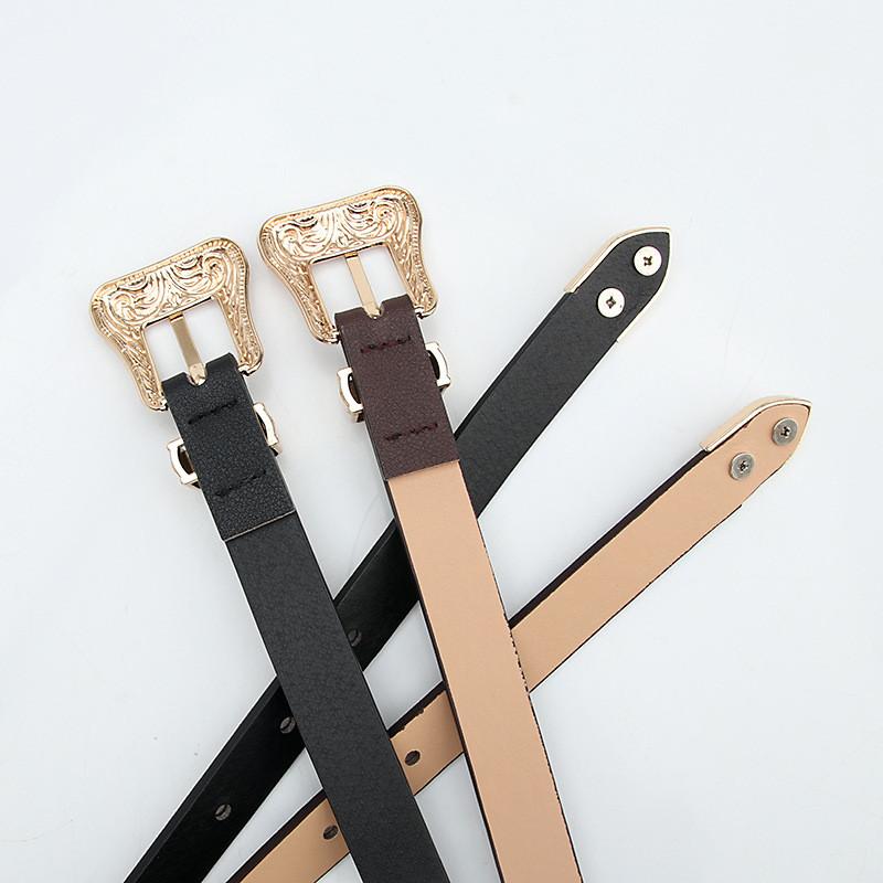 Womens Vintage Alloy Belt For Chic Office Look