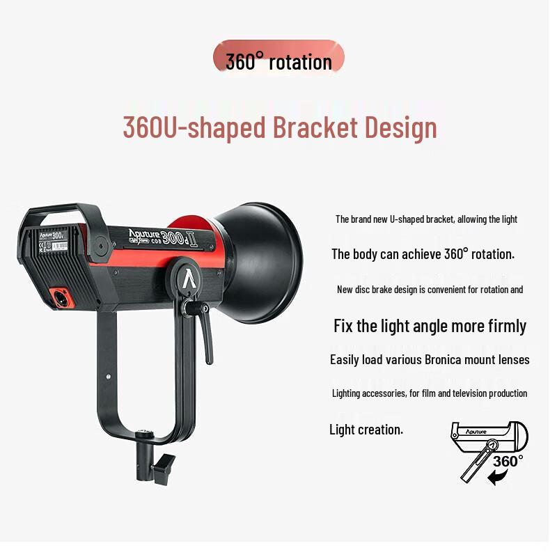 Aputure LSC 300d II Professional LED Video Light