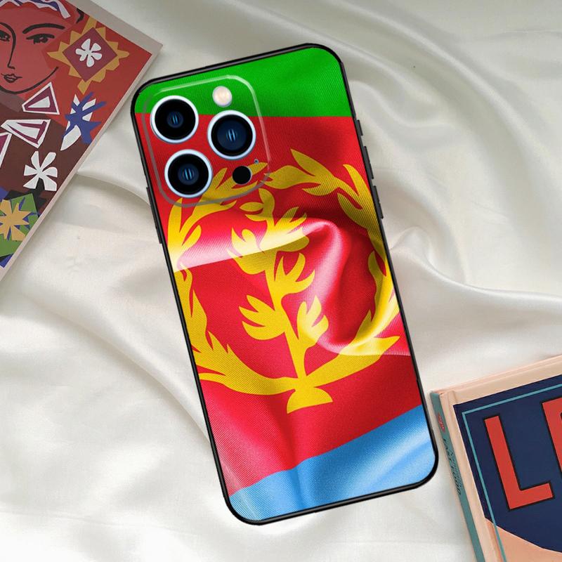 Чехол для телефона с флагом Эритреи для iPhone 17 16 15 13 12 11 14 Pro Max 16 Plus 12 13 Mini 16e 17 Air Funda Cover