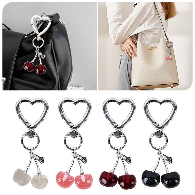 1 шт. Элегантный держатель для ключей в форме сердца и звезды, модный брелок, подарок для нее, Фрукт 7,5x2,6 см