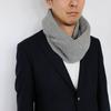 Prodigal Cashmere Rib Knit Long Snood Light 100% (Free Size, Gray)