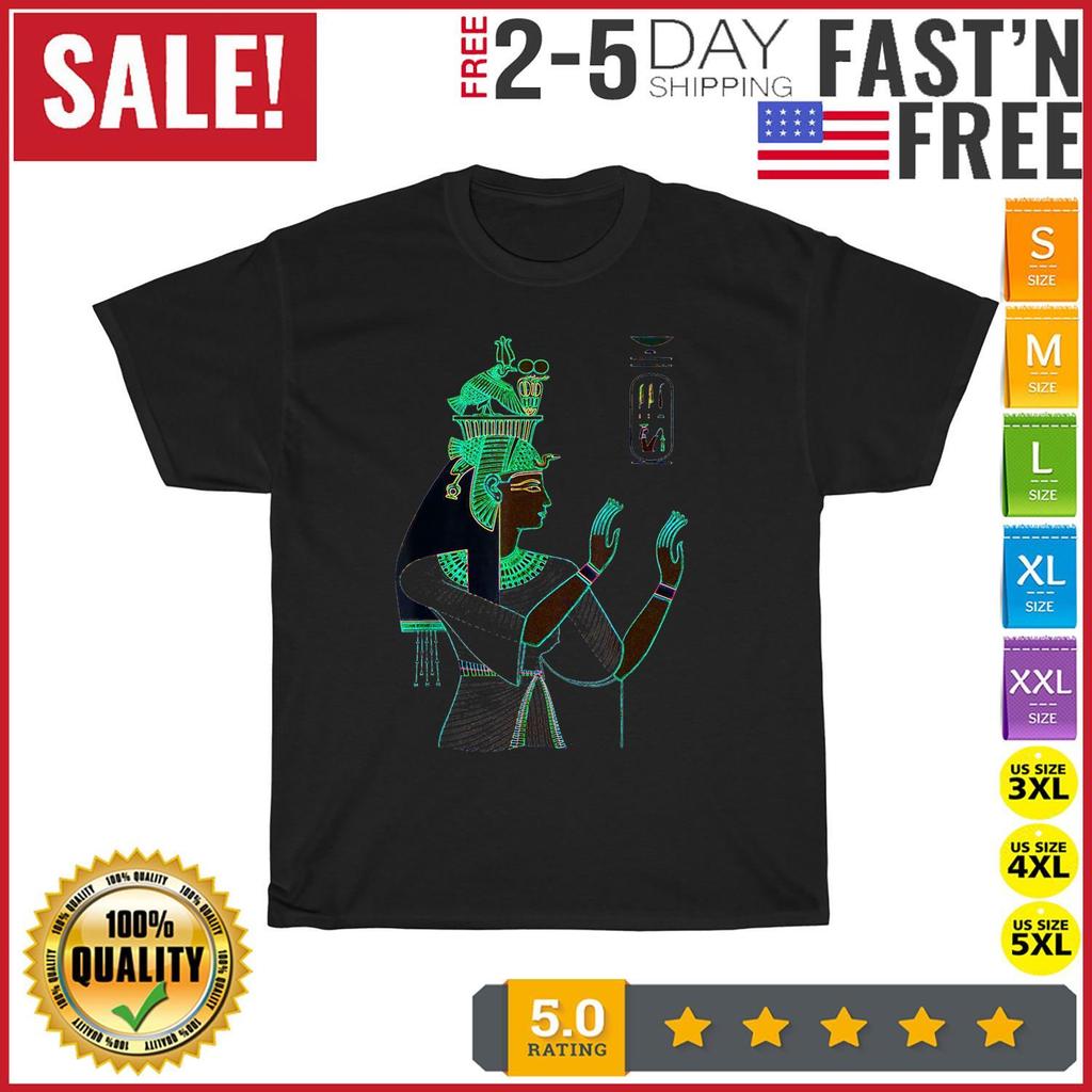 Ancient Egypt Egyptian Kemetic Africa Portrait of Queen Tiye T Shirt Mens Womens Tees Top Men Women