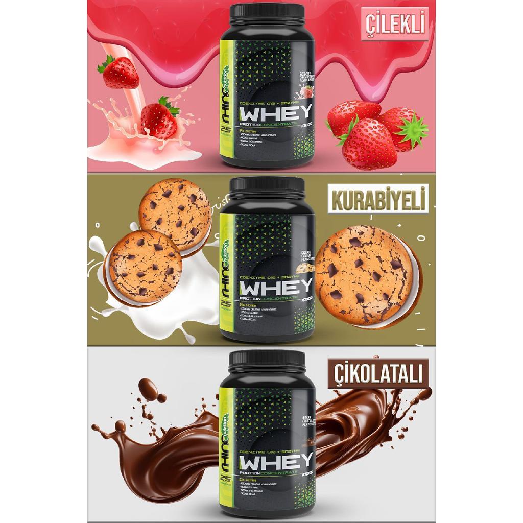 Сывороточный протеиновый порошок - 1000 г - со вкусом шоколада