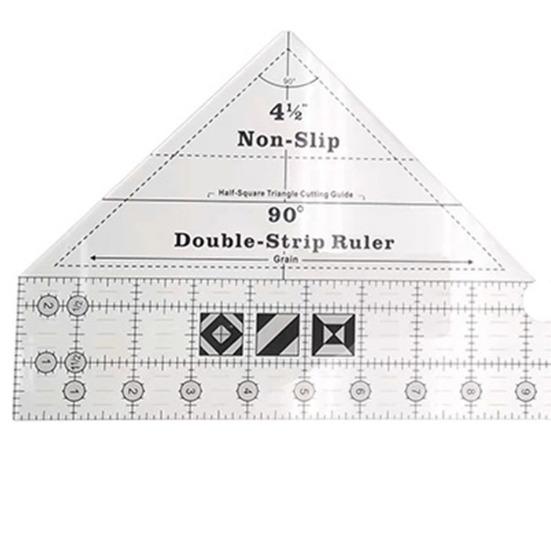 Линейка для квилтинга 60/90 градусов, шаблон линейки для лоскутного шитья, руководство по трафарету, проекты для рукоделия, ткань