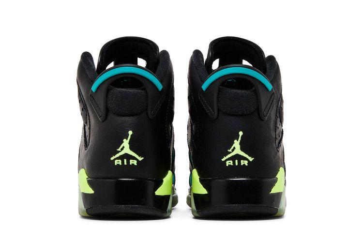 Kids' Sneakers Jordan 6 Retro Turbo Green (GS) Black/Volt Ice-Turbo Green-Black