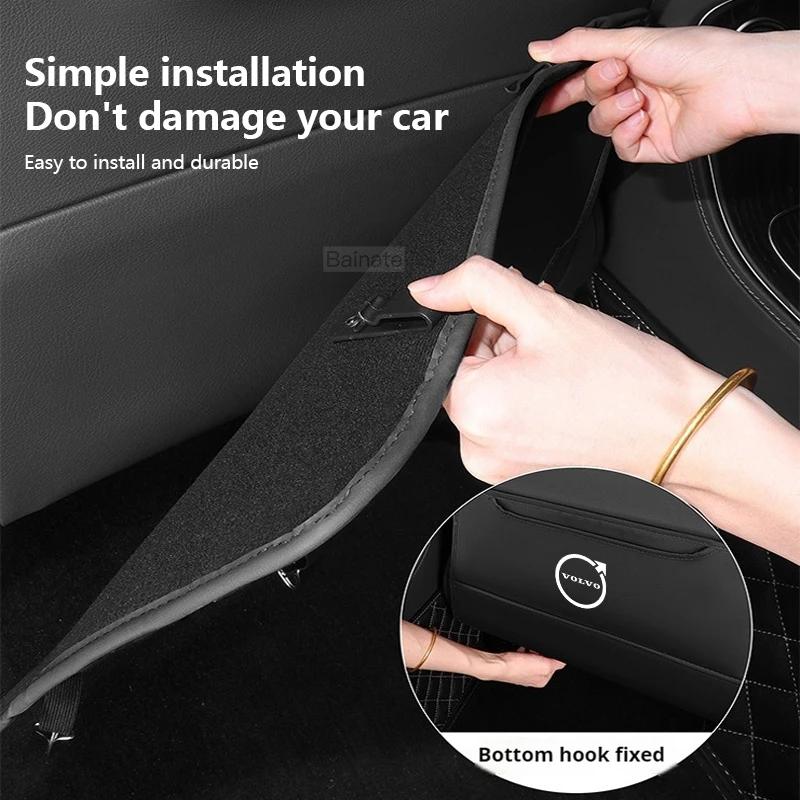 2026 Hot For VOLVO For Volvo XC40 XC60 XC70 XC90 S60 S90 V40 V60 V90 EX30 EX90 2025 Car Seat Back Protection Anti-Kick Pad Rear