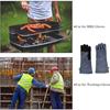 Cotton 932°F Grill Heat Resistant Flame Retardant Safety Glove Long Sleeve Welding Gloves BBQ Glove
