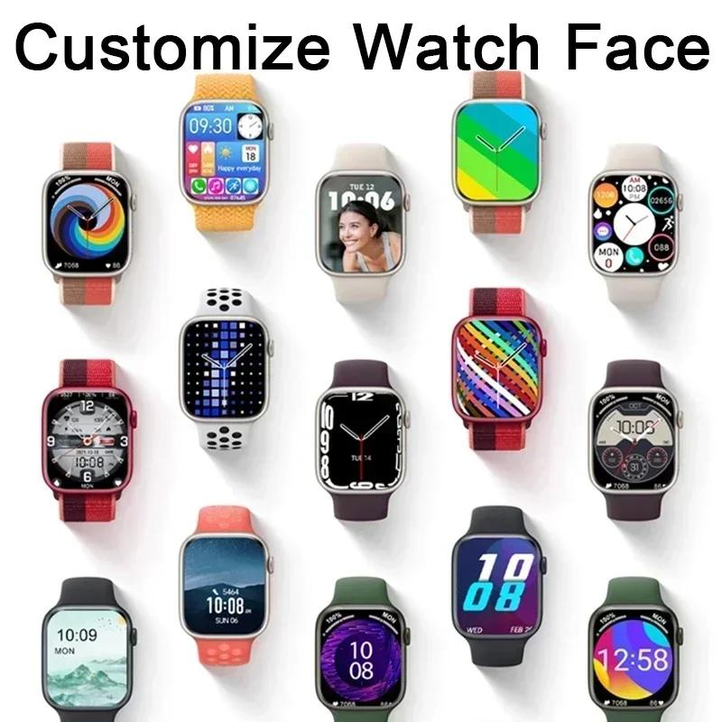 Smart Watch I9 Pro Max Series 9 Phone Call Blood Pressure Custom Watch Face Sport Waterproof Women Man Smart Watch PK I7 Pro Max