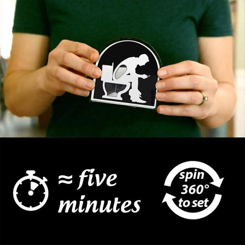 Песочные часы для туалета 5-минутные песочные часы для туалета Предотвращают прокрастинацию Управляйте обратным отсчетом времени День рождения Рождество Забавные подарки