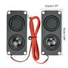 2Pcs 40mm Audio Cavity Speaker  for LED TV Monitor Portable Audio Equipment