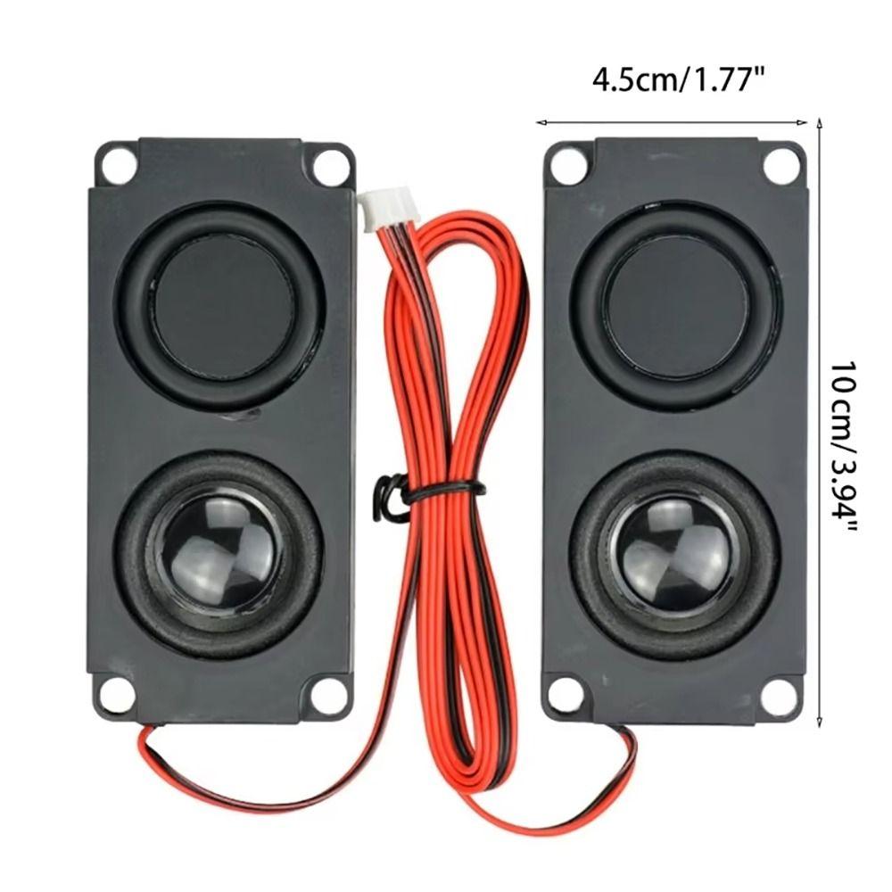 2Pcs 40mm Audio Cavity Speaker for LED TV Monitor Portable Audio Equipment
