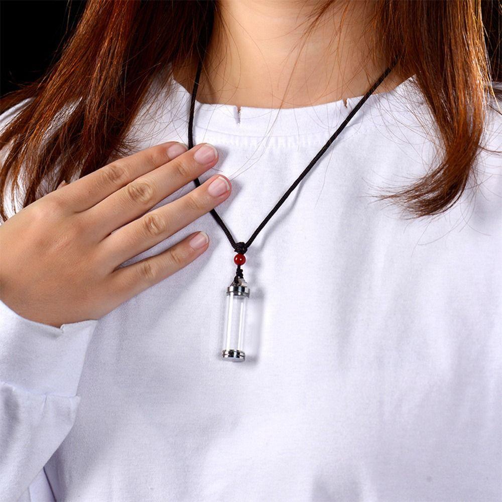 Золотые и серебряные подвески в виде бутылки желаний, памятные украшения, ожерелья в форме флакона для духов