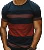 XXS-6XL Футболка для мужчин Модные полосатые 3D-принтованные футболки для мужчин Летние повседневные футболки с коротким рукавом Топы Футболки Пуловеры