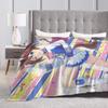 Anime Uma musume Pretty Derby Blanket Fleece  Winter  Multi-function Soft Throw Blanket for Home Car Bedspread