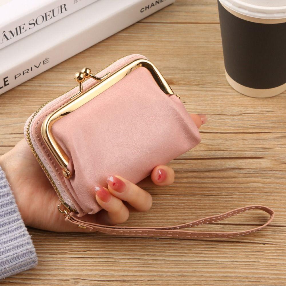Hasp Card Holder Large Capacity Money Bag New Coin Purses  Women Girls