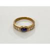 Used Position Sapphire Ring K18 Approx. 3.2g