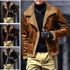 Fur One-piece Lamb Wool Men's Coat Thickened Fur Suede Jacket