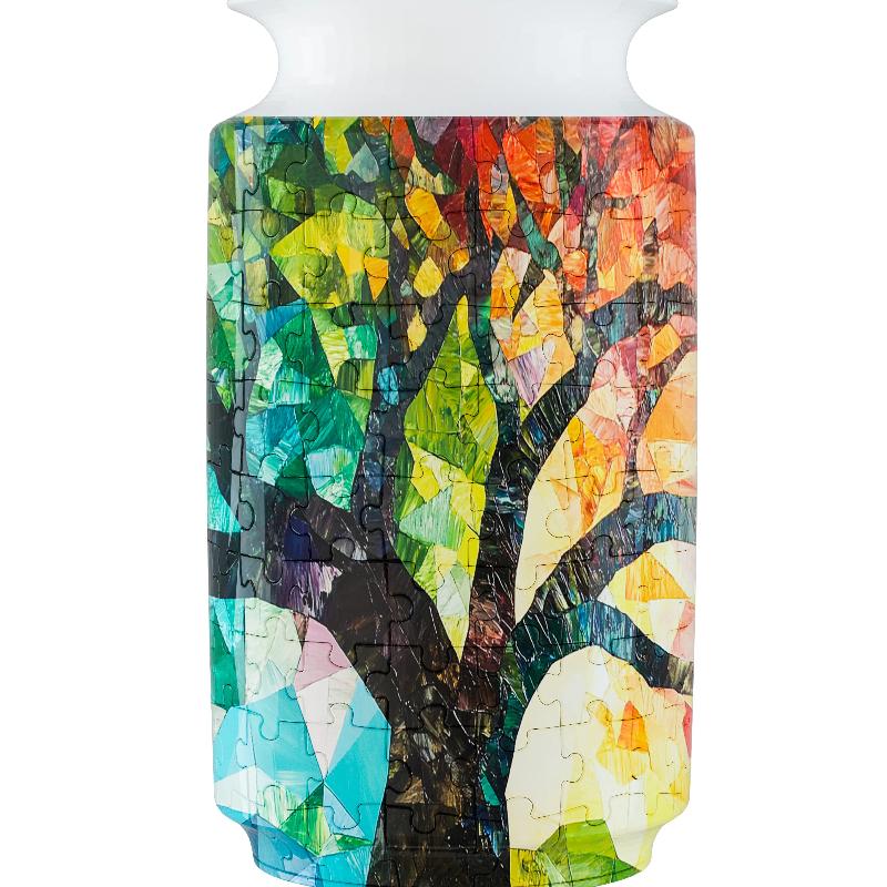 3D пазл ваза панда цветок фарфоровый дизайн сделанный из пластика украшение дома и цветочная композиция новоселье детские игрушки подарки