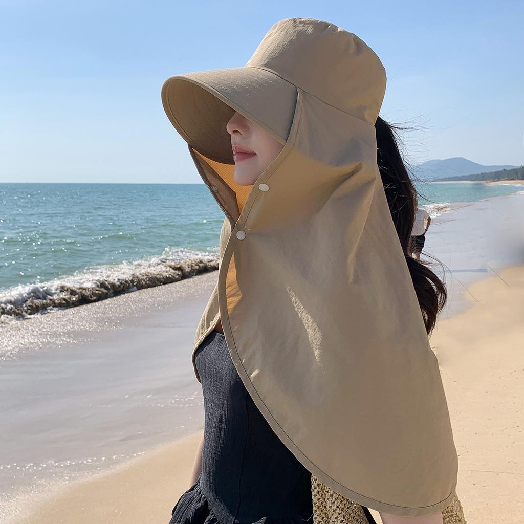 Уличная защита от солнца большая шаль интегрированная шляпа плечи и шея солнцезащитная шляпа защита лица большая шляпа с полями пляжная шляпа рыбака
