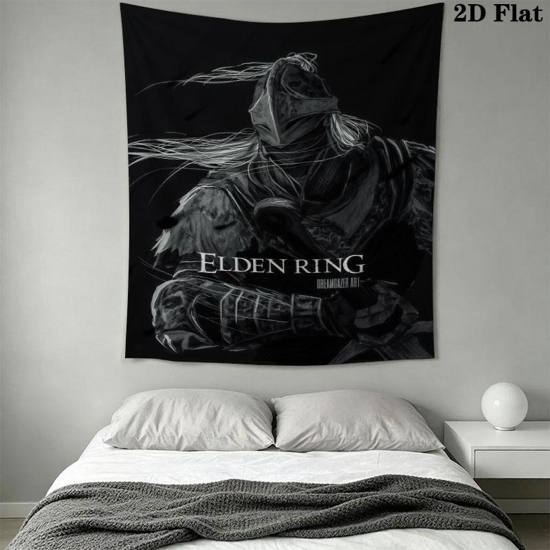 Elden Ring Call Wall Hanging Printed Fabric Blanket Decorative Tapestries for Bedroom Living Room Home Decor