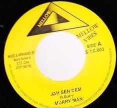 7-дюймовая пластинка MURRAY MAN Jah Sen Dem STC003 Mellow Vibes 2001 UK Reggae Ska Dub Б/у