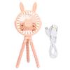 Stroller Fan with Flexible Tripod Clip On Battery Operated Cute Ears 3 Speed Adjustable Fan for Car