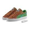 Кроссовки детские Minecraft x Puma Suede Jr Блок Травы Коричневый Монах-Коричневый Папоротник-Зеленый 384485-01