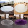 Machine Fur Rug Washable Circular Bedroom Living Room Decor Simplicity