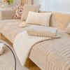Winter Jacquard Velvet Couch Covers For Sofas Non -Slip Sofa Slipcover Warm Sectional Furniture Protector Soft