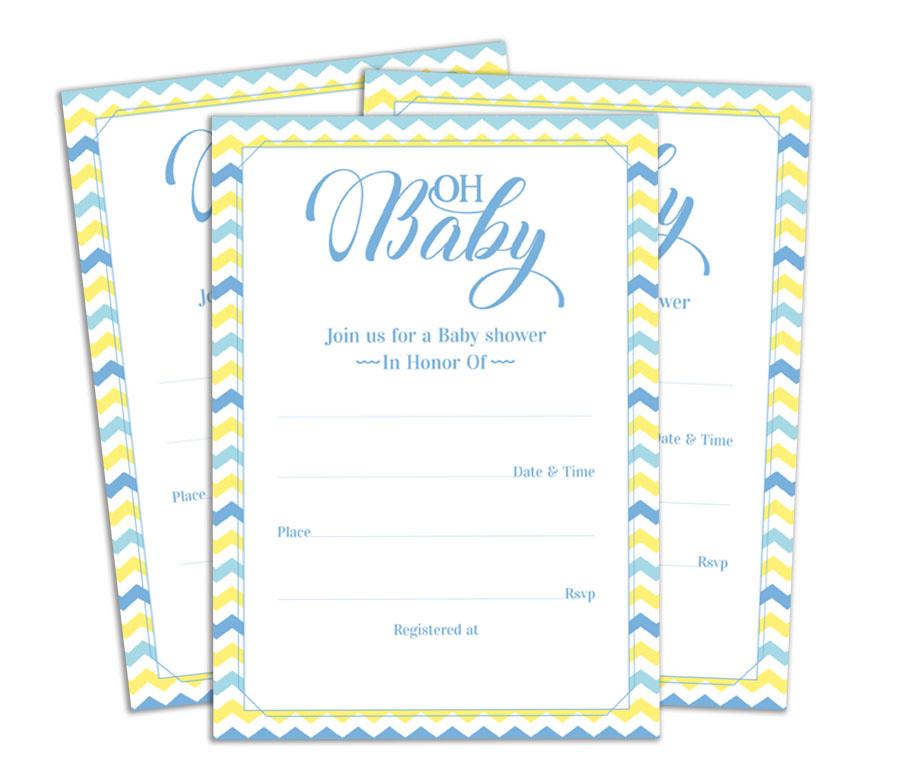 Пригласительная открытка на празднование рождения ребенка Darling Souvenir, которую можно распечатать, заполнить или написать в пустом месте, пригласительные на вечеринку, упаковка из 28 штук