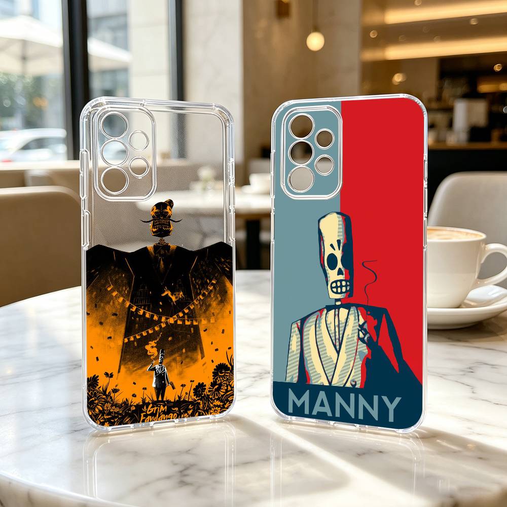 Game Grim Fandango Phone Case Transparent Silicone Soft For Samsung S25,S24,S21,S22,S23,S30,Ultra,S20,Plus,Fe