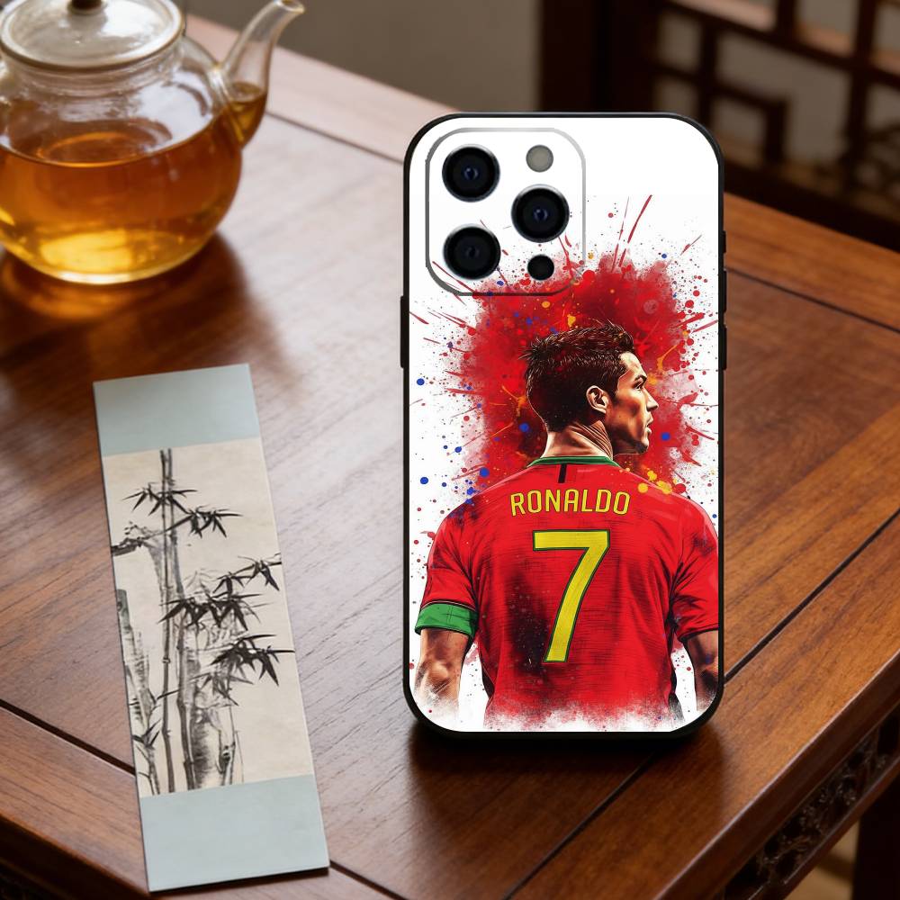 Чехол для телефона Криштиану Роналду Силиконовый Мягкий Для IPhone 17 16 15 14 13 12 11 X XR Plus Pro Max Plus