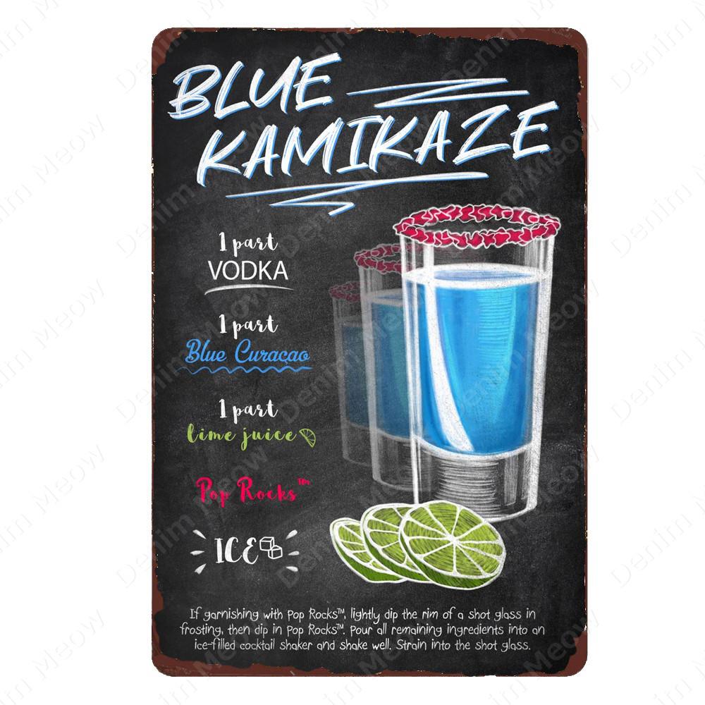 Классический Коктейли Металлический Плакат Московский Мул Старинные Оловянные Вывески Бар Украшения Дома Джин Виски Водка Текила Настенная Художественная Тарелка N365