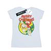 Disney Womens/Ladies Donald Duck Merry Christmas Cotton T-Shirt