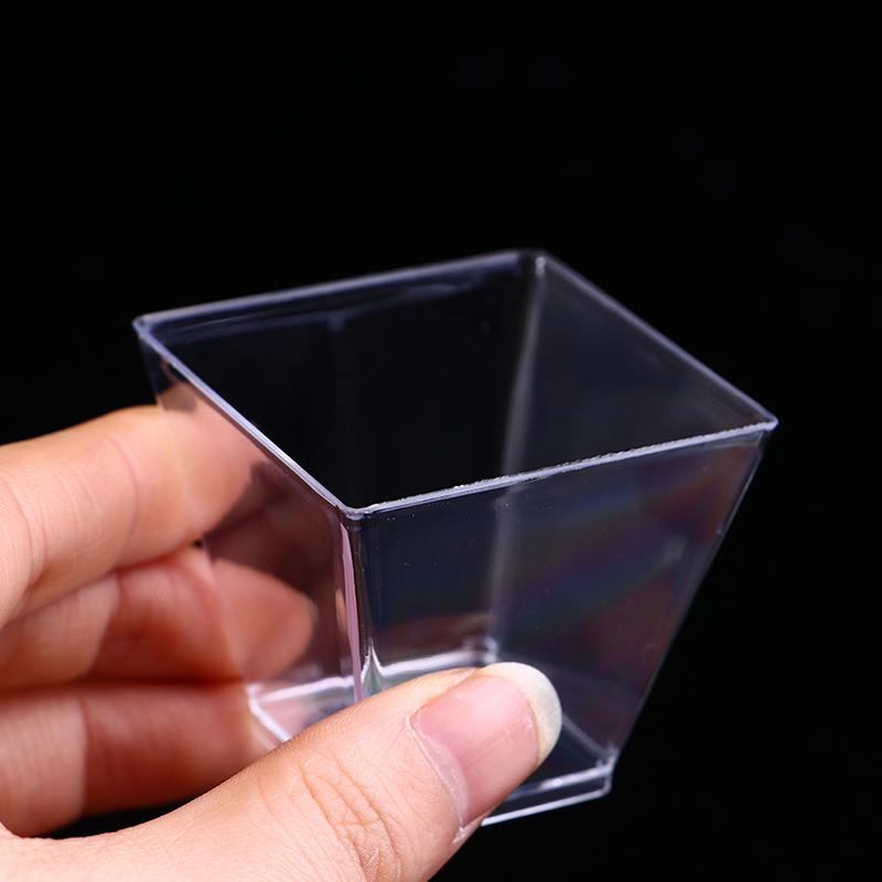 25 шт., 60 мл, одноразовая чашка для десерта, пластиковая чашка для десертного мороженого, в комплекте поставки