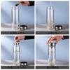 Glass Water Bottle, Transparent, Large Capacity, Double-Glazed Glass, Tea Bottle, Direct Drinking, Tea Strainer Included, Easy To Carry, Leak-Proof, U