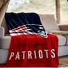 Patriots Team Spirit Blanket Outdoor Flannel Blanket for Camping, Hiking, Garden Parties, Picnic Essentials,gift for family and friends