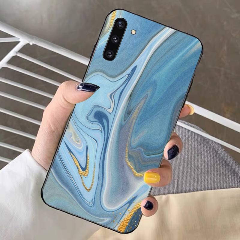 Модный чехол для телефона с мраморным рисунком для Samsung Note 5 7 8 9 10 20 pro plus lite ultra A21 12 72