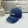 New Fashion Casual Versatile Denim Baseball Cap Men's and Women's Spring and Summer Trend Brand Letter Embroidered Cap