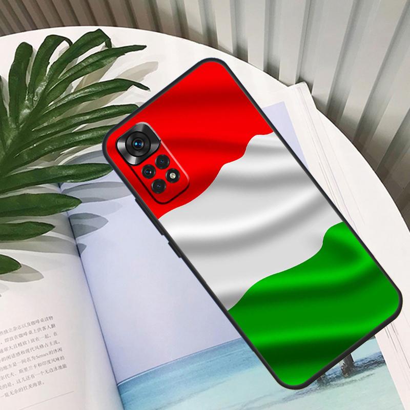 Italy Flag Funda For Xiaomi Redmi Note 13 10 11 12 14 15 Pro Plus Case For Redmi 15C 12C 13C 14C 10C 15