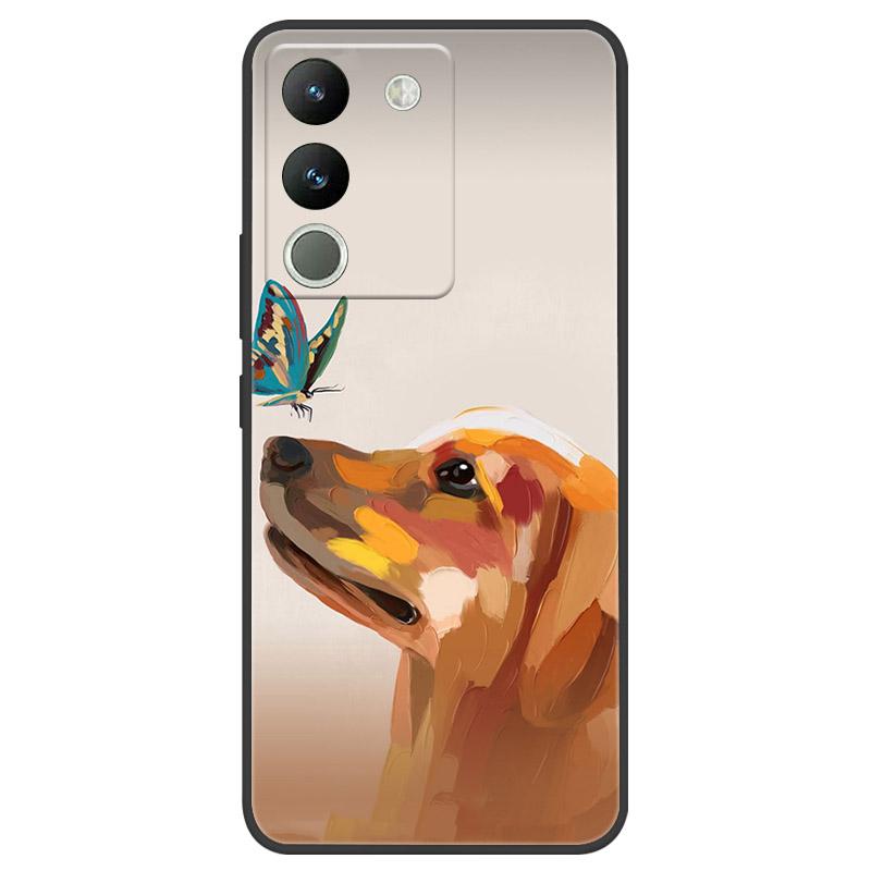 Чехол для VIVO V29E V2317 Защитный чехол для камеры Для телефона VIVO Y200 5G Мягкий силиконовый TPU Задняя крышка V2307 Ударопрочный Fundas