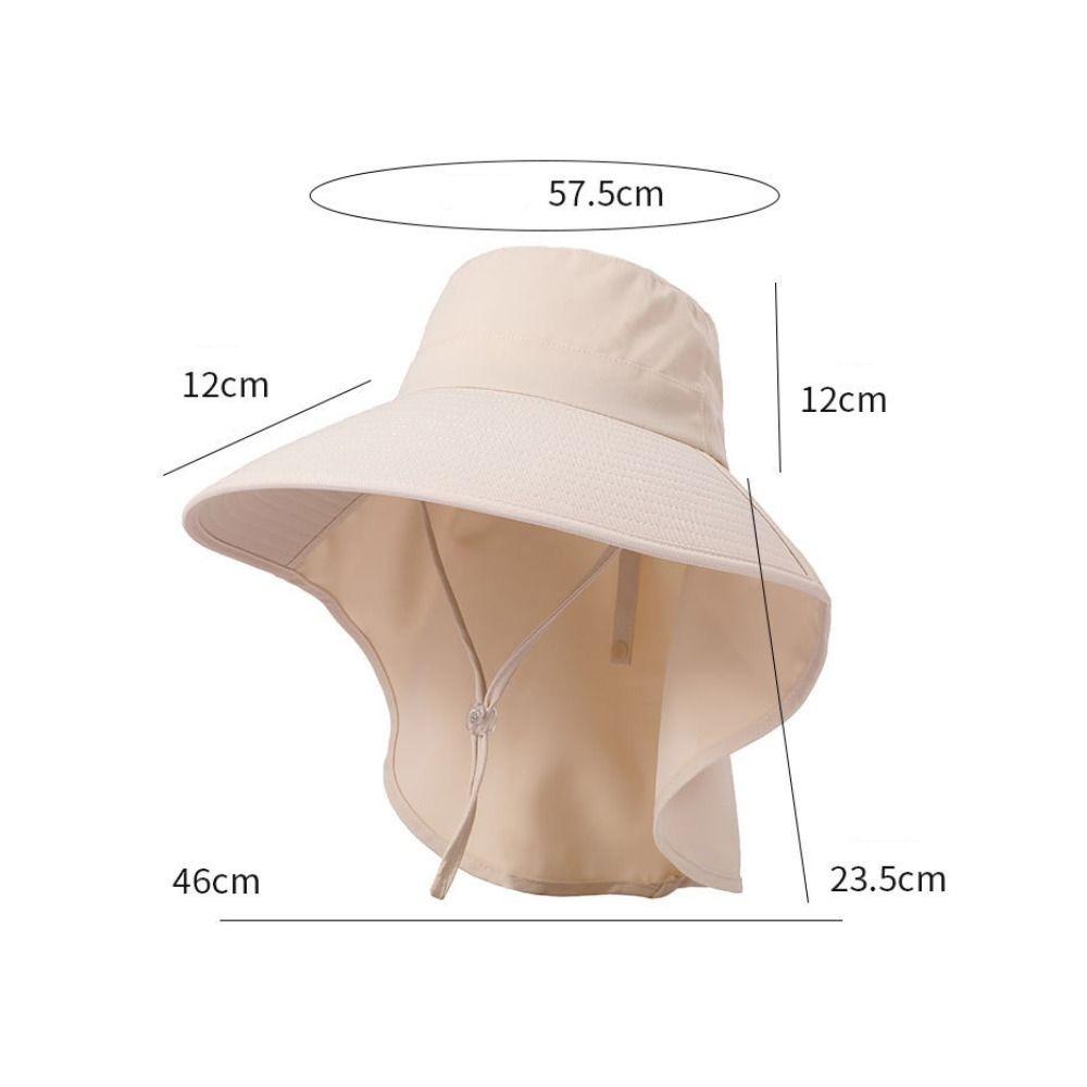 Summer Fishing Hat with Neck Cover Safari Cap 2025 Sun Bucket Hat For Women Girls