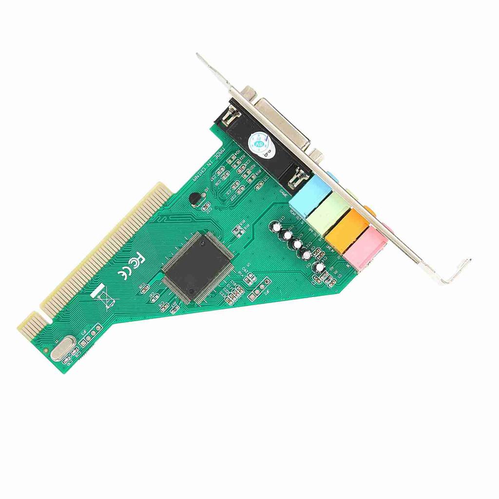 Звуковая карта PCI, канал 4.1 для настольного компьютера, внутренняя аудиокарта, стерео объемный звук CMI8738
