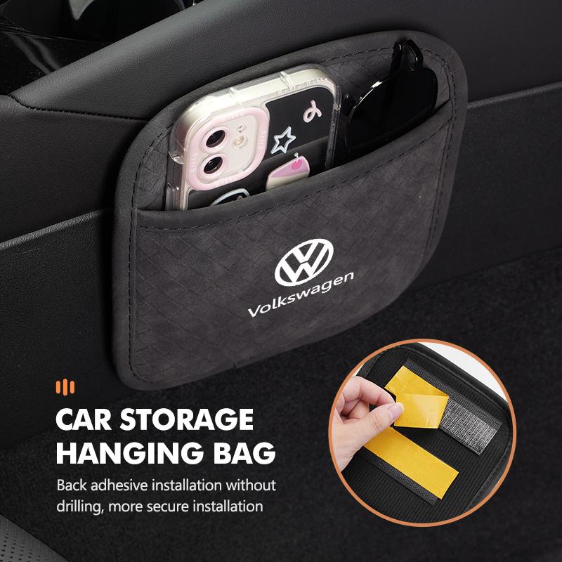 WET1 For Volkswagen VW Multiuse Car Storage Bag Hanging Door Side Stowing Pocket Polo Jetta Sagitar Magotan Passat B5 B6 B7 CC Tiguan