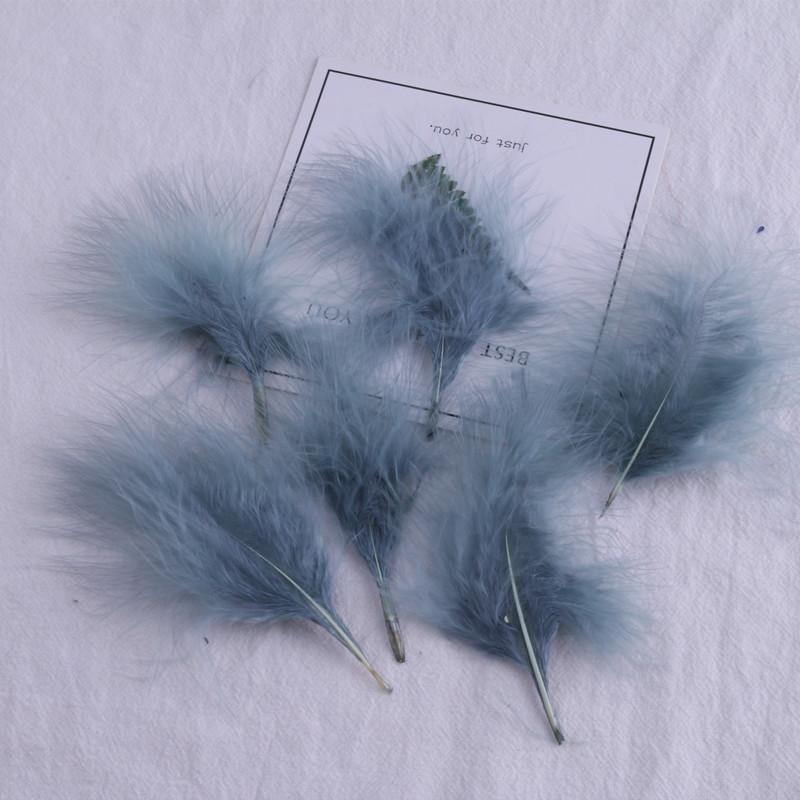 Blood vessel velvet feather turkey feather jewelry cat toy cat stick handicraft dream catcher decorative material